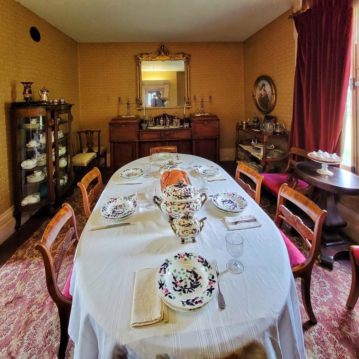 Smiths falls heritage museum dining room