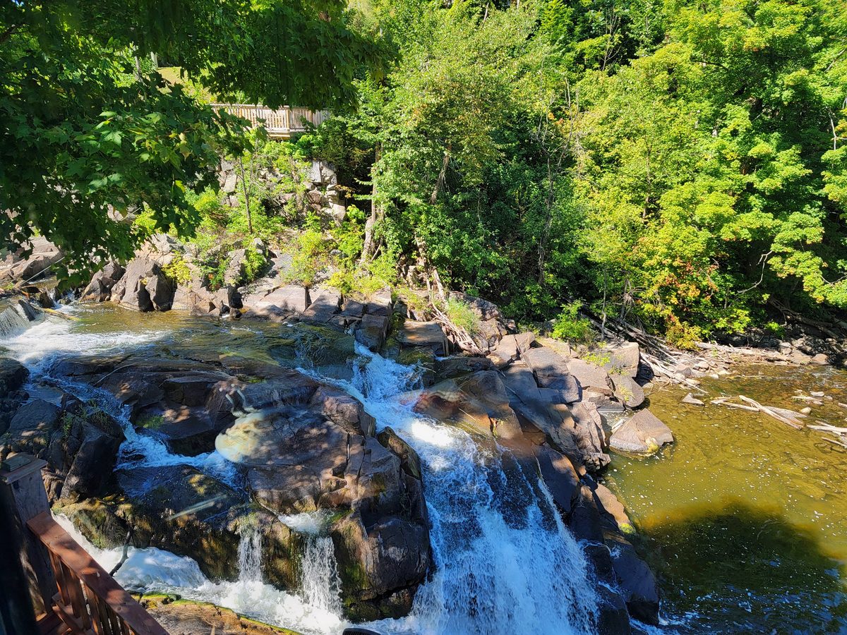 Wakefield mill waterfall