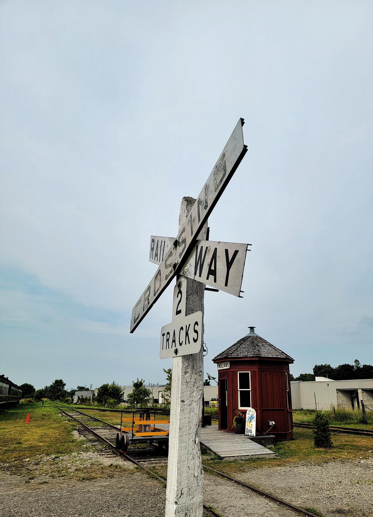 Smiths falls railway museum crossing