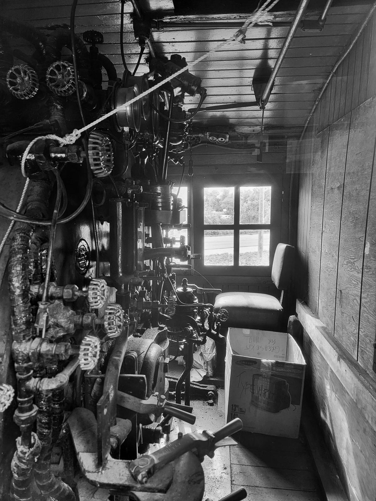 Smiths falls railway museum engine room